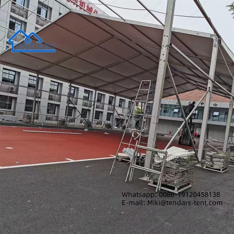 big outdoor concert tent