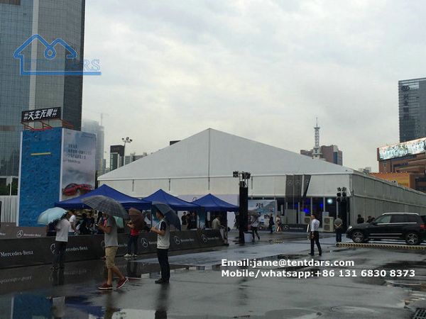 40 Meter Clear Span Huge Trade Show Tents With AC Or Heater For Expo Event